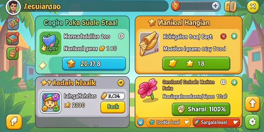 Tampilan antarmuka yang sederhana dan ramah pengguna.