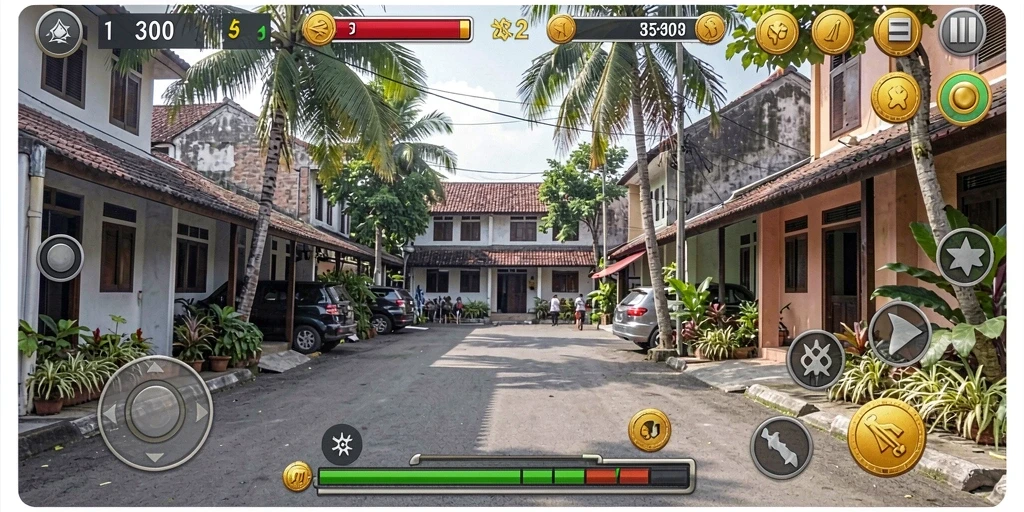 Tampilan antarmuka aplikasi yang menarik dan user-friendly.