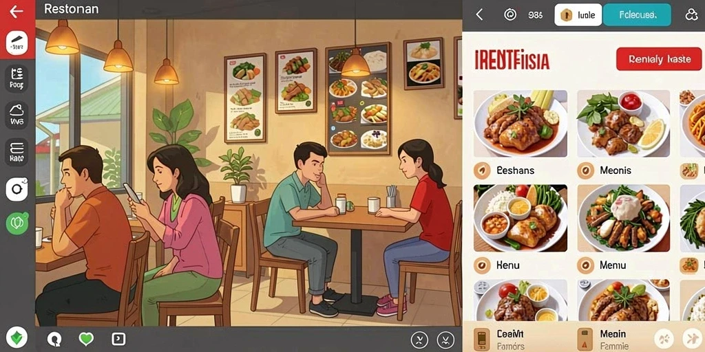 Tampilan antarmuka pengguna yang intuitif.