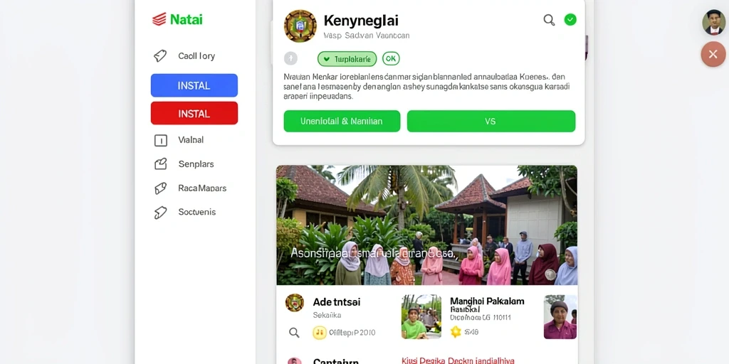 Screenshot menunjukkan karakter utama dalam aksi.