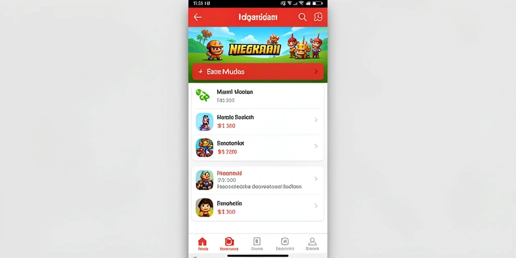 Screenshot menampilkan aksi seru dalam game.
