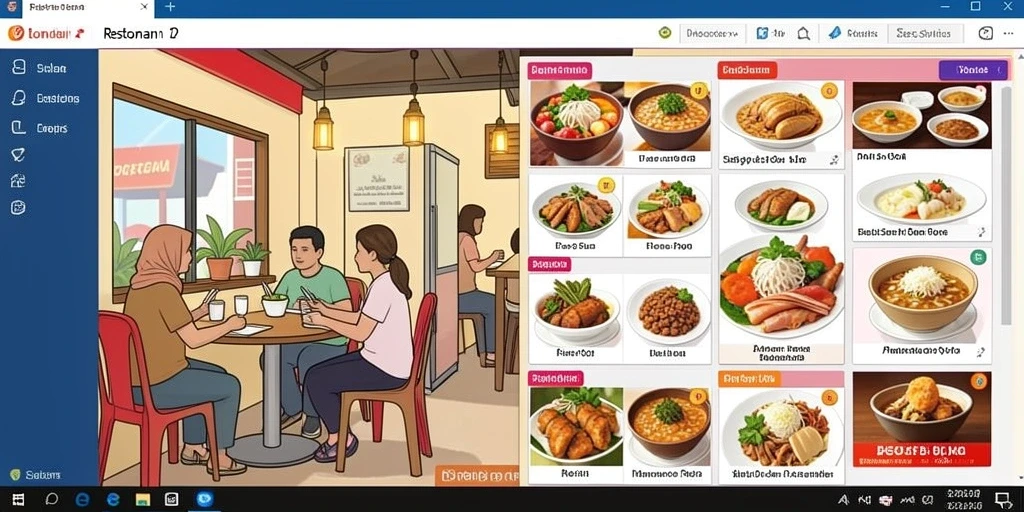 Tangkapan layar menampilkan karakter utama dalam mode pertempuran.