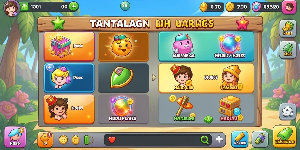 Tampilan awal aplikasi JANDA4D yang menarik.