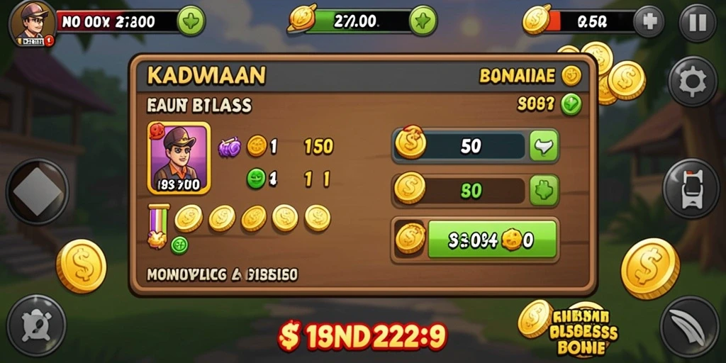 Tampilan awal game yang menarik dan interaktif.