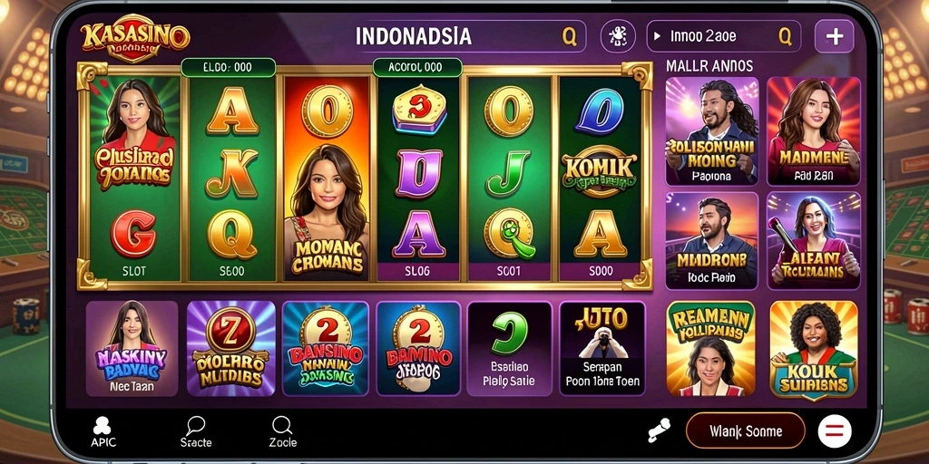 Penggambaran grafis yang menawan dan cerah.