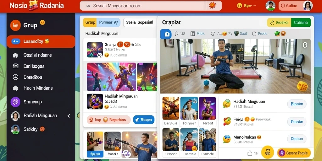 Tampilan antarmuka SLOTSRI yang menarik dan intuitif.