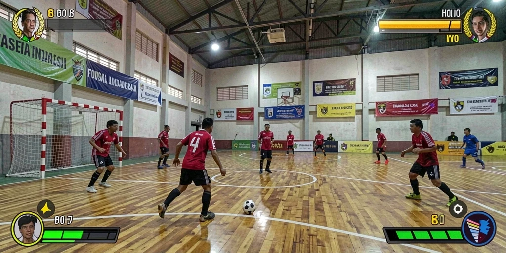 Tampilan menu utama yang menarik dan interaktif.