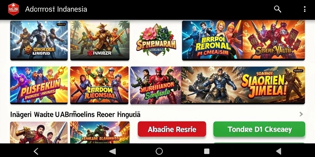 Tampilan antarmuka pengguna yang bersahabat.